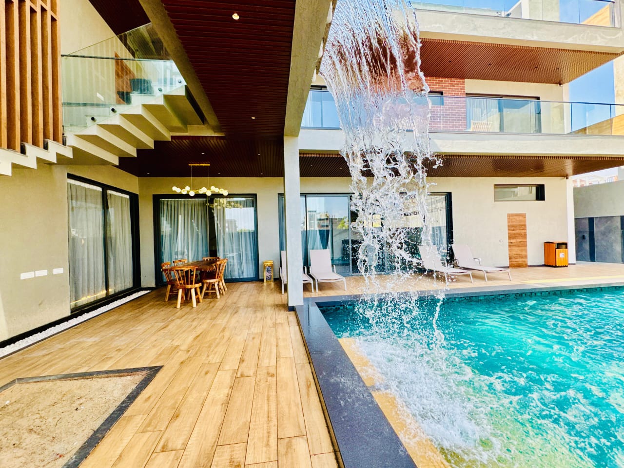 Waterfall Courtyard